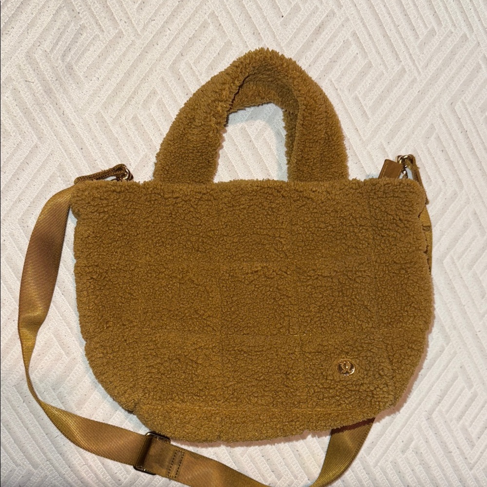 Lululemon Athletica Brown Sherpa Crossbody Bag